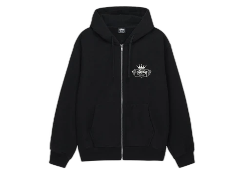 Stussy Built To Last Zip Hoodie Black
