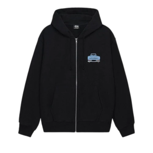 Stussy Pickup Zip Hoodie 'Black'