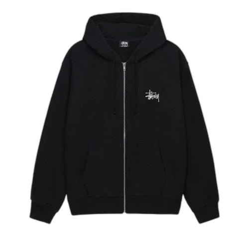 Stussy Big & Meaty Zip Hoodie 'Black'