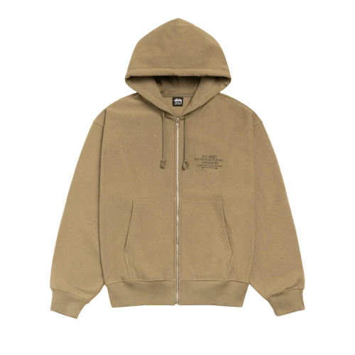 Stussy International Designs Zip Hoodie 'Army'