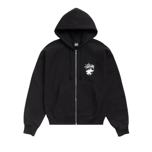 Stussy Long Haul Zip Hood 'Black'