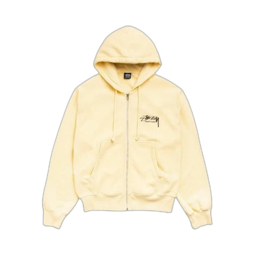 Stussy Beach Roots Zip Hoodie Garment Dyed 'Gold'