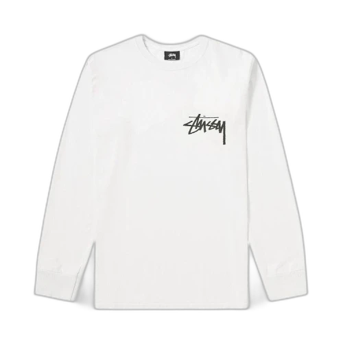 Stussy Stock Pigment Dyed Long-Sleeve Tee 'Natural'