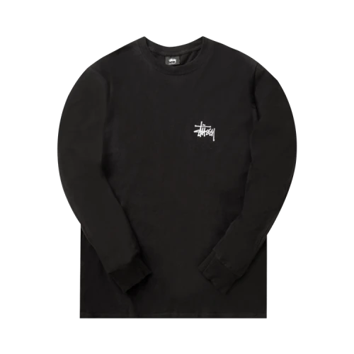 Stussy Basic Long-Sleeve Tee 'Black'