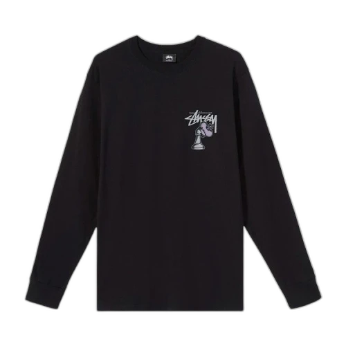 Stussy Hidden Pawn Long-Sleeve Tee 'Black'