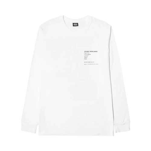 Stussy Modern Leaders Long-Sleeve Tee 'White'