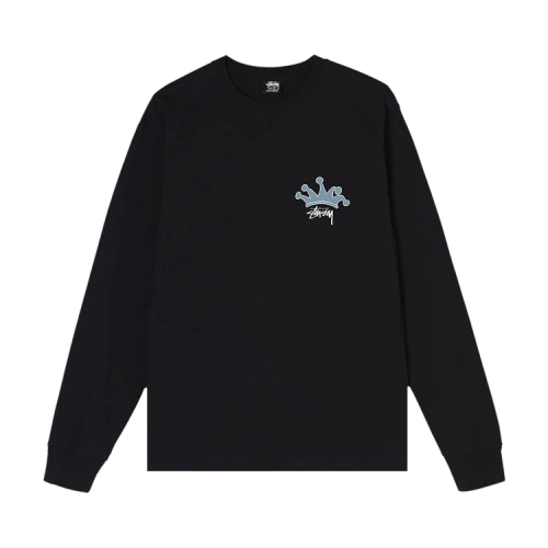 Stussy S Crown Long-Sleeve 'Black'