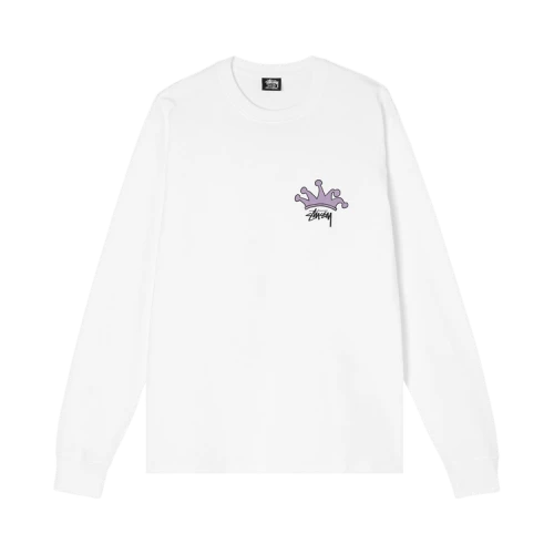 Stussy S Crown Long-Sleeve 'White'