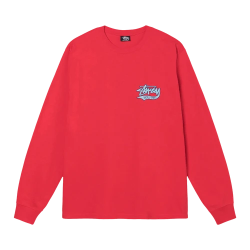 Stussy Slugger Long-Sleeve Tee 'Red'