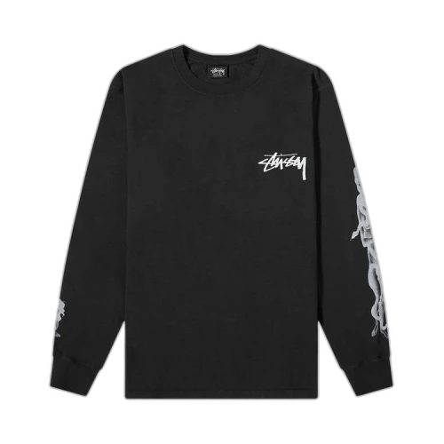 Stussy Venus Pigment Dyed Long-Sleeve Tee 'Black'