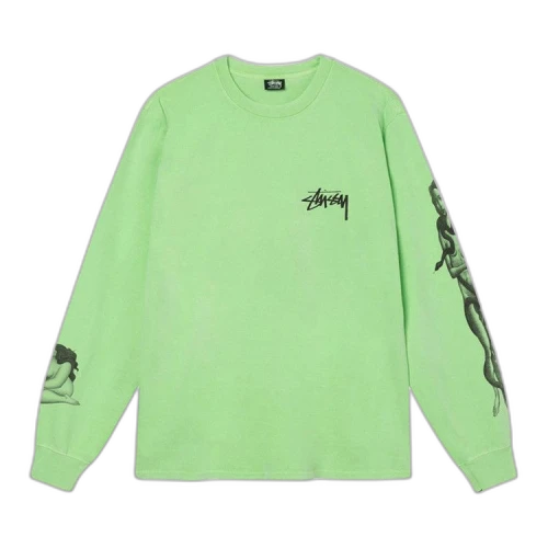 Stussy Venus Pigment Dyed Long-Sleeve Tee 'Green'