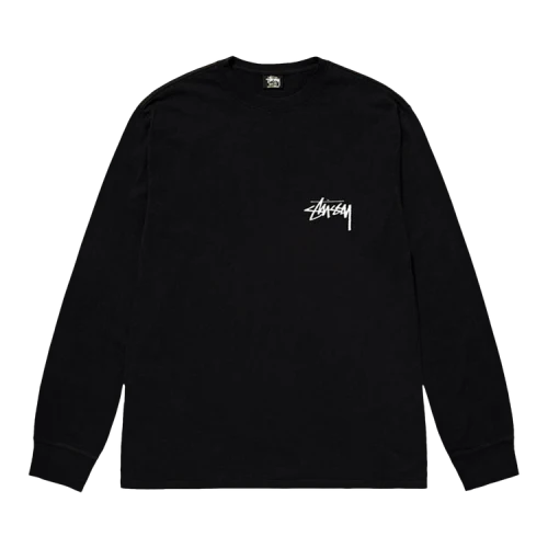 Stussy 8 Ball Fade Long-Sleeve Tee 'Black'