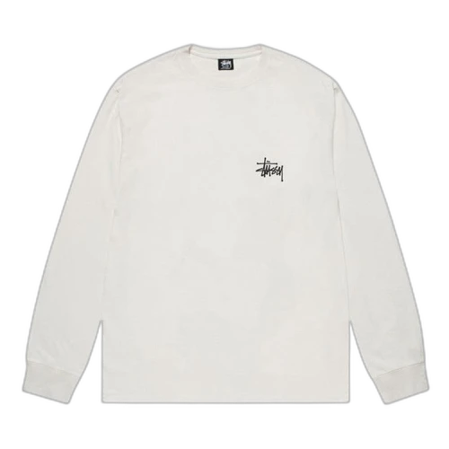 Stussy Basic Pigment Dyed Long-Sleeve Tee 'Natural'