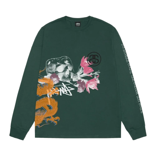 Stussy Strike Long-Sleeve Tee 'Forest'