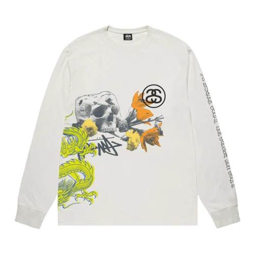 Stussy Strike Long-Sleeve Tee 'Natural'