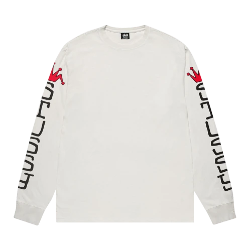Stussy Pigment Dyed Jumbo Long-Sleeve Tee 'Natural'