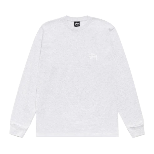 Stussy Basic StüSsy Long-Sleeve Tee 'Ash Heather'