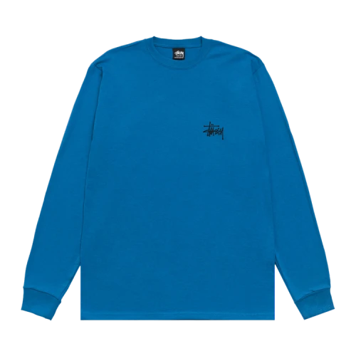Stussy Basic StüSsy Long-Sleeve Tee 'Blue'