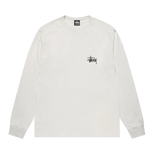 Stussy Basic Pigment Dyed Long-Sleeve Tee 'Natural'
