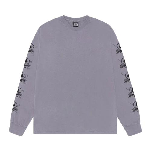 Stussy Pigment Dyed Foils Long-Sleeve Tee 'Shark'