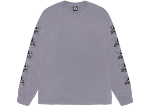 Stussy Foils L/S Pigment Dyed Tee Shark