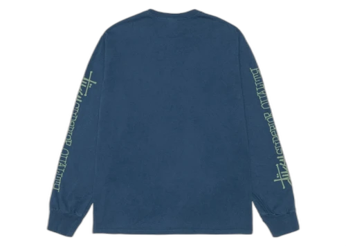 Stussy Superior Quality Pigment Dyed L/S Tee Navy