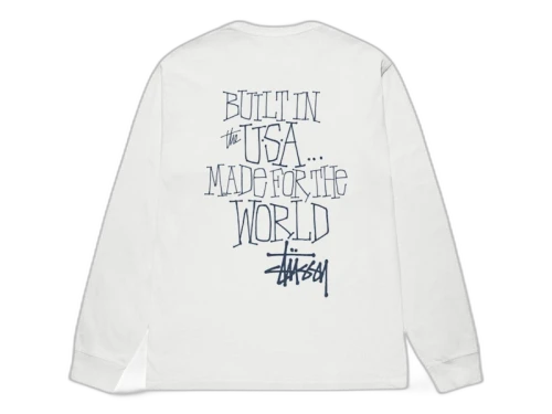 Stussy Built In USA Pigment Dyed Ls Tee Natural