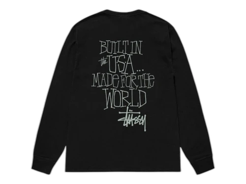 Stussy Built In USA Pigment Dyed Ls Tee Natural