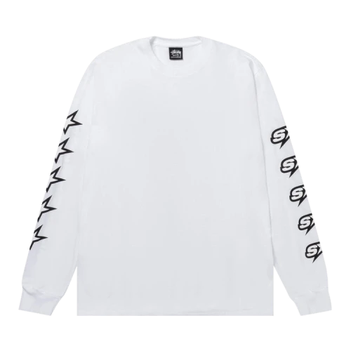 Stussy Speedway L/S Tee White