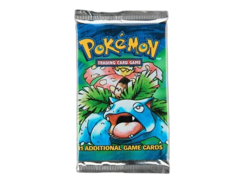 1999 Pokémon Base Set Unlimited Venusaur Booster Pack