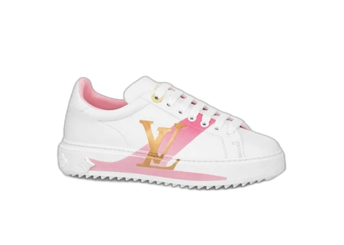 Louis Vuitton Time Out Leather Gold Pink White (Women's)