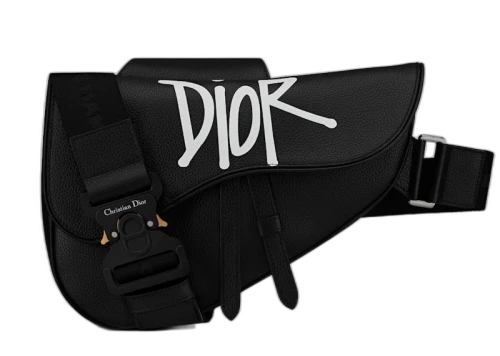 Dior And Shawn Saddle Bag Black