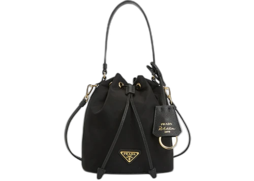 Prada Re-Edition 1978 Linylon Bucket Bag Black