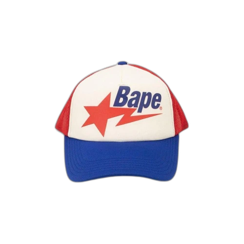 BAPE Sta Mesh Cap 'Red/Blue'