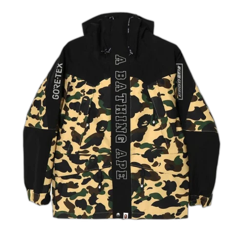 BAPE GORE-TEX 1st Camo Snowboard Jacket 'Yellow'