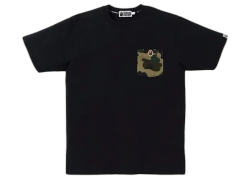 BAPE 1st Camo Pocket Tee Green/Black