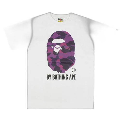 Bape Color Camo T-Shirt 'White/Violet'