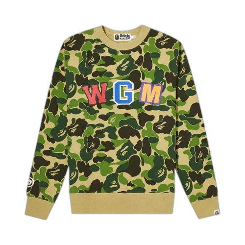 BAPE Camo Shark Crewneck 'Green'