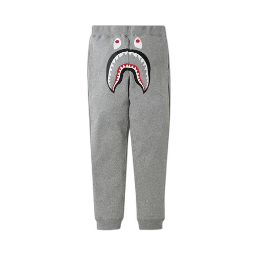 BAPE Shark Sweat Pants 'Grey/Blue'