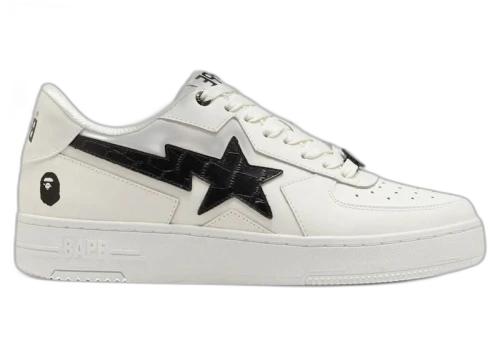 A Bathing Ape Bape Sta Icon #1 M2 White Black
