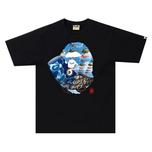 BAPE Children's Day Tee 'Black/Blue'