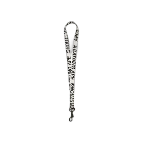 BAPE ATS Neck Strap Lanyard 'White'