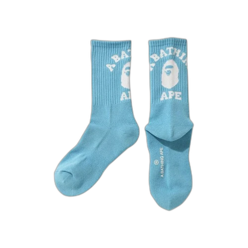 BAPE College Socks 'Blue/Sax'