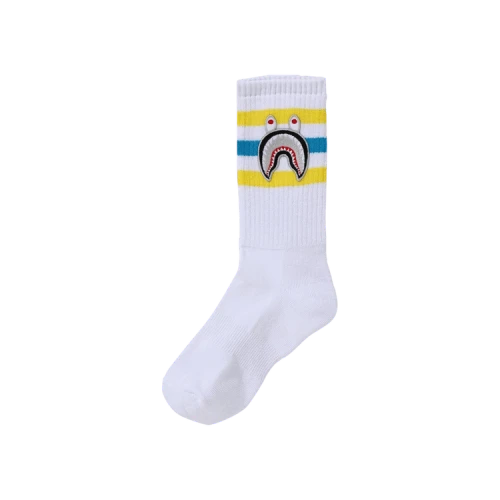 BAPE Shark Socks 'White'