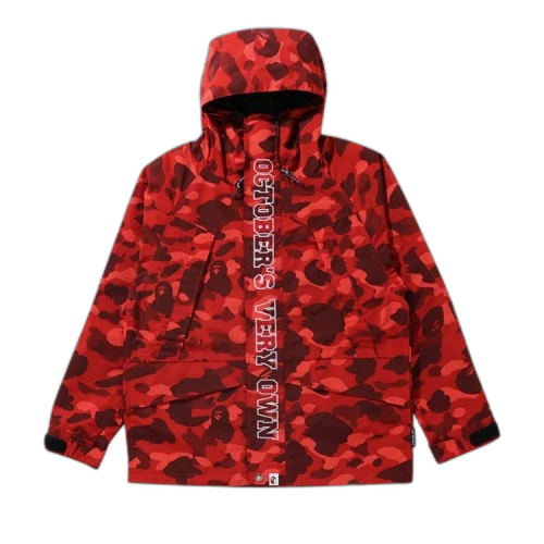 BAPE x OVO Color Camo Jacket 'Red'