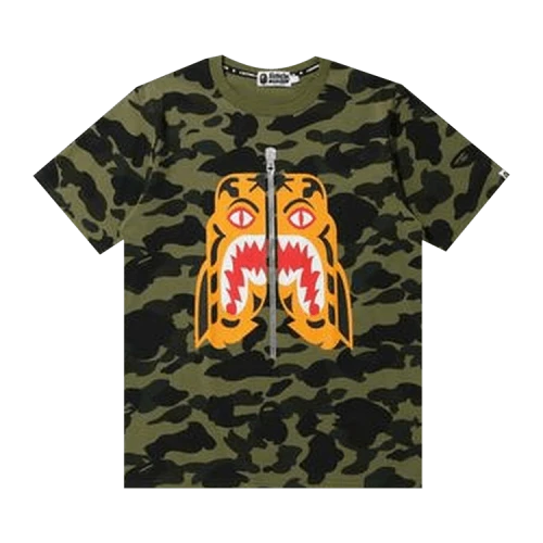 BAPE 1st Camo Tiger Tee 'Green'