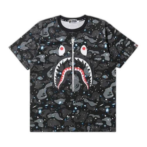 BAPE Space Camo Shark Tee 'Black'