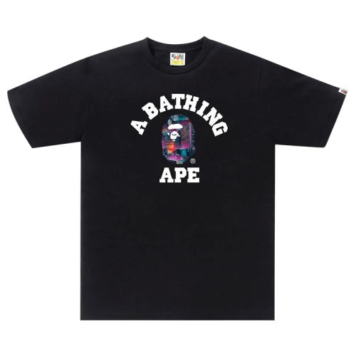 BAPE Neon Tokyo Tee 'Black'