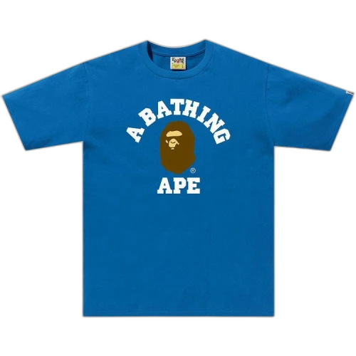 BAPE College Tee 'Blue'