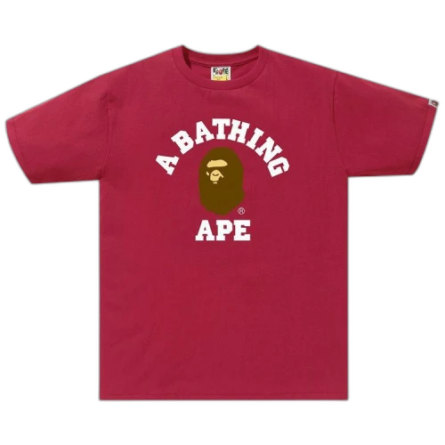 BAPE College Tee 'Red'